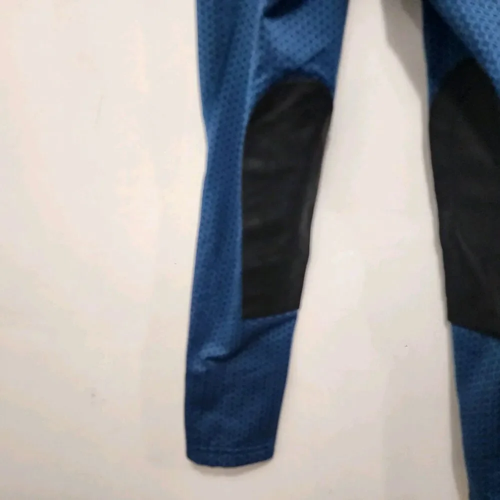 Kerrits Kids Performance Knee Patch Pocket Riding Tight Size M Turquoise Teal